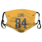 Hunter Long Los Angeles Rams  Face Mask - Gold