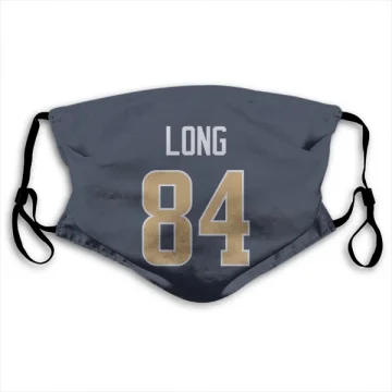 Hunter Long Los Angeles Rams  Face Mask - Navy