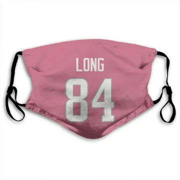 Hunter Long Los Angeles Rams  Face Mask - Pink