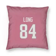 Hunter Long Los Angeles Rams  Pillow Cover (18 X 18) - Pink