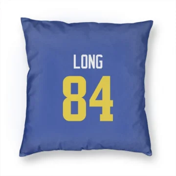 Hunter Long Los Angeles Rams  Pillow Cover (18 X 18) - Royal