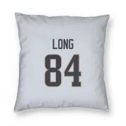 Hunter Long Los Angeles Rams  Pillow Cover (18 X 18) - White