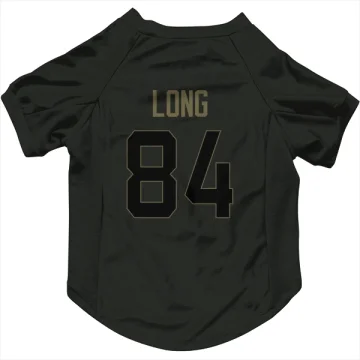 Hunter Long Los Angeles Rams  Service Dog & Cat Pet Jersey - Black