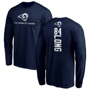 Hunter Long Men's Los Angeles Rams Backer Long Sleeve T-Shirt - Navy