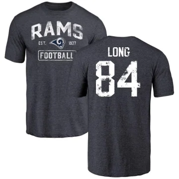 Hunter Long Men's Los Angeles Rams Distressed T-Shirt - Navy