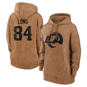 Hunter Long Women's Los Angeles Rams 2023 Salute To Service Pullover Hoodie Brown