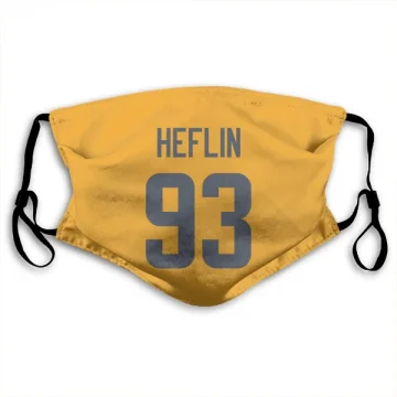 Jack Heflin Los Angeles Rams  Face Mask - Gold