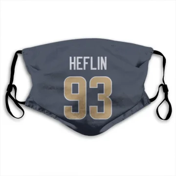 Jack Heflin Los Angeles Rams  Face Mask - Navy