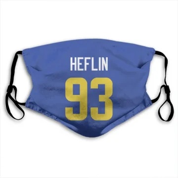 Jack Heflin Los Angeles Rams  Face Mask - Royal