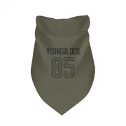 Jack Youngblood Los Angeles Rams  Dog & Cat Pet Bandana - Olive