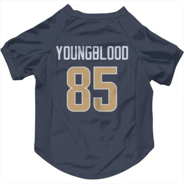 Jack Youngblood Los Angeles Rams  Dog & Cat Pet Jersey - Navy