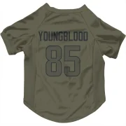 Jack Youngblood Los Angeles Rams  Dog & Cat Pet Jersey - Olive