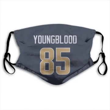 Jack Youngblood Los Angeles Rams  Face Mask - Navy