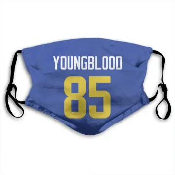 Jack Youngblood Los Angeles Rams  Face Mask - Royal