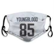 Jack Youngblood Los Angeles Rams  Face Mask - White