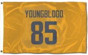 Jack Youngblood Los Angeles Rams  Flag (3 X 5) - Gold