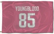 Jack Youngblood Los Angeles Rams  Flag (3 X 5) - Pink