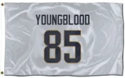 Jack Youngblood Los Angeles Rams  Flag (3 X 5) - White