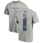 Jack Youngblood Men's Los Angeles Rams Backer T-Shirt - Ash