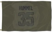 Jacob Hummel Los Angeles Rams  Flag (3 X 5) - Olive