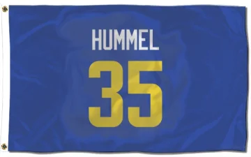 Jacob Hummel Los Angeles Rams  Flag (3 X 5) - Royal