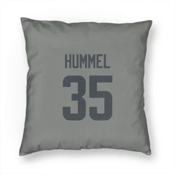 Jacob Hummel Los Angeles Rams  Pillow Cover (18 X 18) - Gray