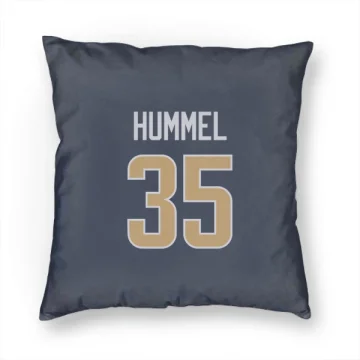 Jacob Hummel Los Angeles Rams  Pillow Cover (18 X 18) - Navy