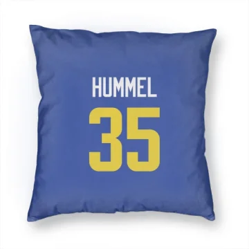 Jacob Hummel Los Angeles Rams  Pillow Cover (18 X 18) - Royal