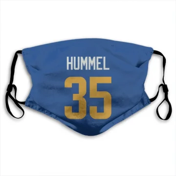 Jacob Hummel Los Angeles Rams   Royal  Face Mask - Gold