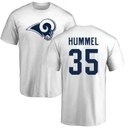 Jacob Hummel Men's Los Angeles Rams Logo T-Shirt - White