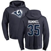 Jacob Hummel Men's Los Angeles Rams Pro Line Logo Pullover Hoodie Navy