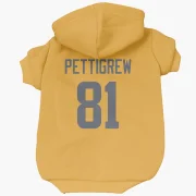 Jamal Pettigrew Los Angeles Rams  Dog & Cat Pet Hoodie - Gold