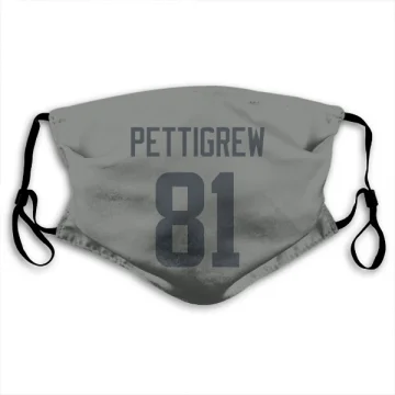 Jamal Pettigrew Los Angeles Rams  Face Mask - Gray