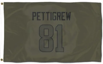 Jamal Pettigrew Los Angeles Rams  Flag (3 X 5) - Olive