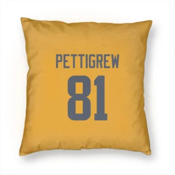 Jamal Pettigrew Los Angeles Rams  Pillow Cover (18 X 18) - Gold