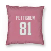 Jamal Pettigrew Los Angeles Rams  Pillow Cover (18 X 18) - Pink