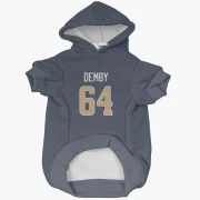 Jamil Demby Los Angeles Rams  Dog & Cat Pet Hoodie - Navy