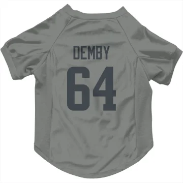 Jamil Demby Los Angeles Rams  Dog & Cat Pet Jersey - Gray