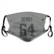 Jamil Demby Los Angeles Rams  Face Mask - Gray