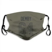 Jamil Demby Los Angeles Rams  Face Mask - Olive