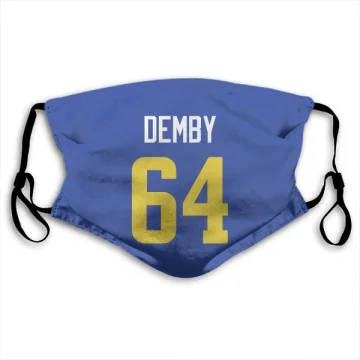 Jamil Demby Los Angeles Rams  Face Mask - Royal