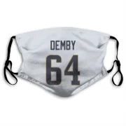 Jamil Demby Los Angeles Rams  Face Mask - White