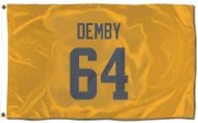 Jamil Demby Los Angeles Rams  Flag (3 X 5) - Gold