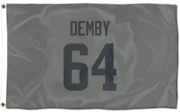 Jamil Demby Los Angeles Rams  Flag (3 X 5) - Gray