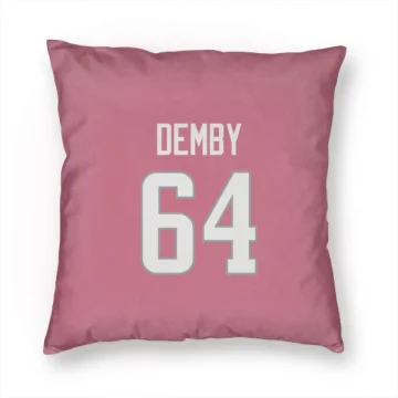 Jamil Demby Los Angeles Rams  Pillow Cover (18 X 18) - Pink