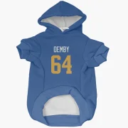 Jamil Demby Los Angeles Rams   Royal  Dog & Cat Pet Hoodie - Gold