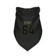 Jamil Demby Los Angeles Rams  Service Dog & Cat Pet Bandana - Black