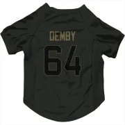 Jamil Demby Los Angeles Rams  Service Dog & Cat Pet Jersey - Black