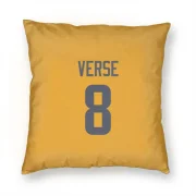 Jared Verse Los Angeles Rams  Pillow Cover (18 X 18) - Gold