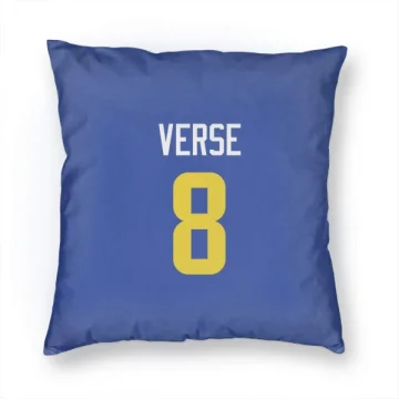 Jared Verse Los Angeles Rams  Pillow Cover (18 X 18) - Royal